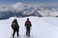 10 Descending From Pastukhov Rocks 4700m Back To Garabashi Camp 3730m On Mount Elbrus Climb.jpg